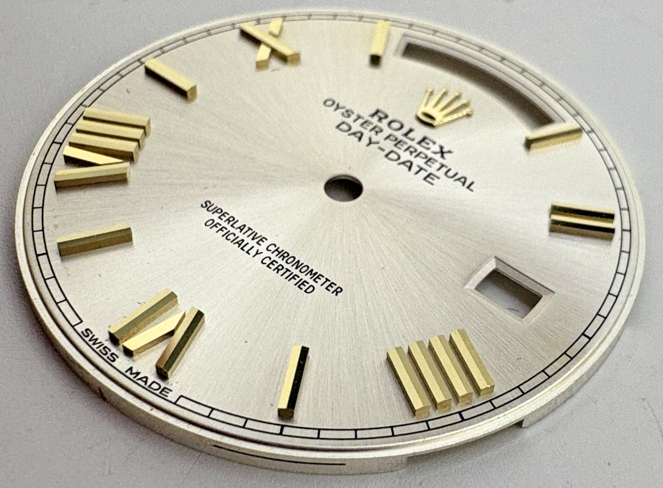 Rolex Day-Date 40mm Silver Two Tone Roman Dial 228238