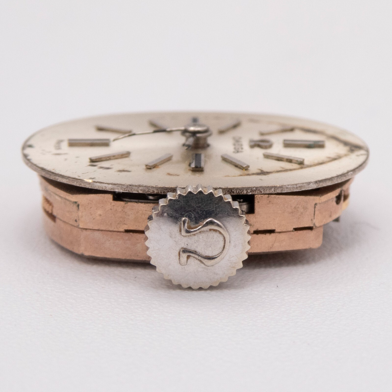 Vintage Omega Caliber 483 17-Jewel 2-Adjustment Wristwatch Movement, Keeps Time