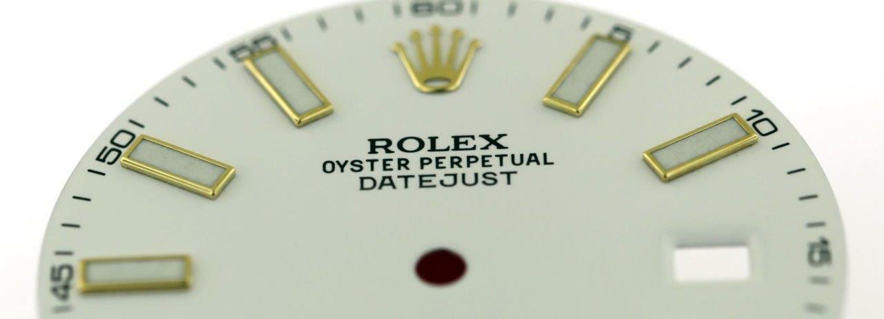 Original Men Rolex Datejust II 41mm 116303 116333 Gloss White Stick 2/Tone #N36
