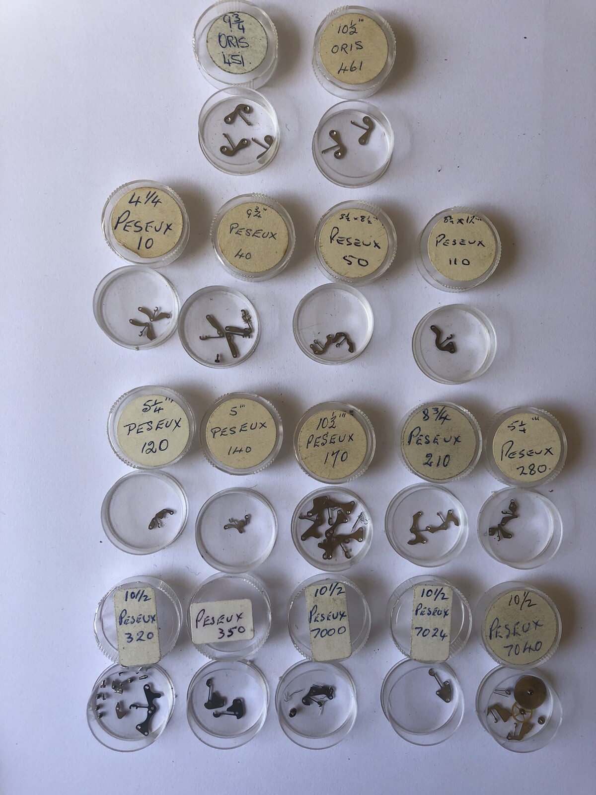 GRUEN,LANCO,MARVIN,MST,ORIS,PRESEUX,SMITHS, +Vintage Watch Setting Lever Spring