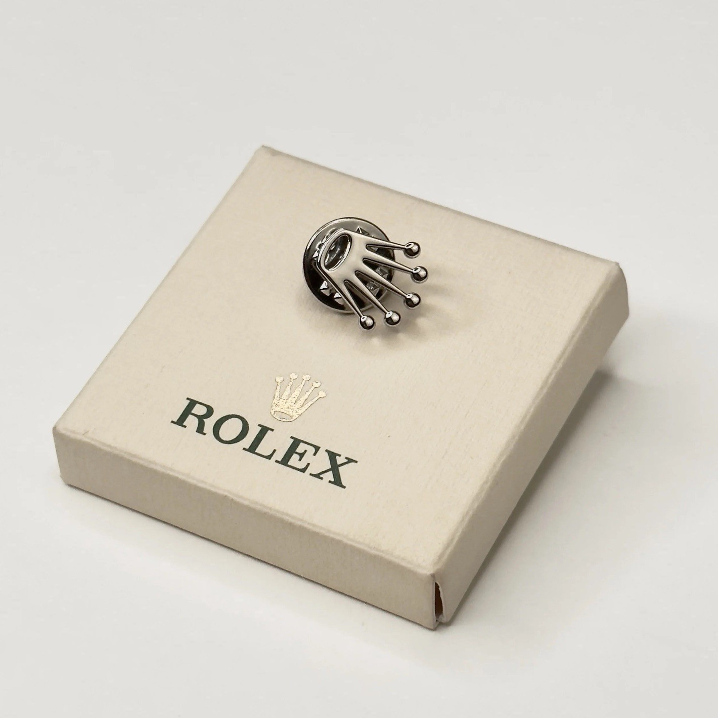 Rolex Crown Silver Pin VIP Gift