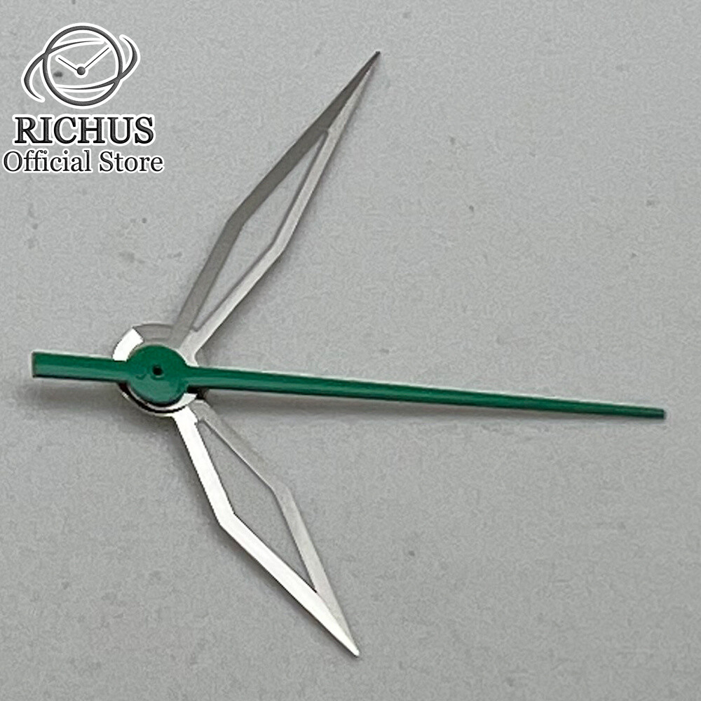 Green Luminous Watch Hands Fit NH35 NH36 ETA2824 2836 PT5000 Watches Parts