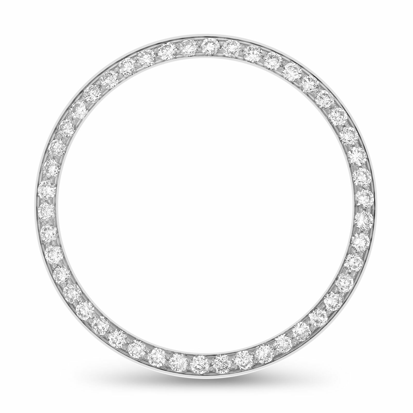 MIDSIZE 1CT BEAD NATURAL DIAMOND BEZEL 18K ROLEX DATEJUST 178159 178239 178279