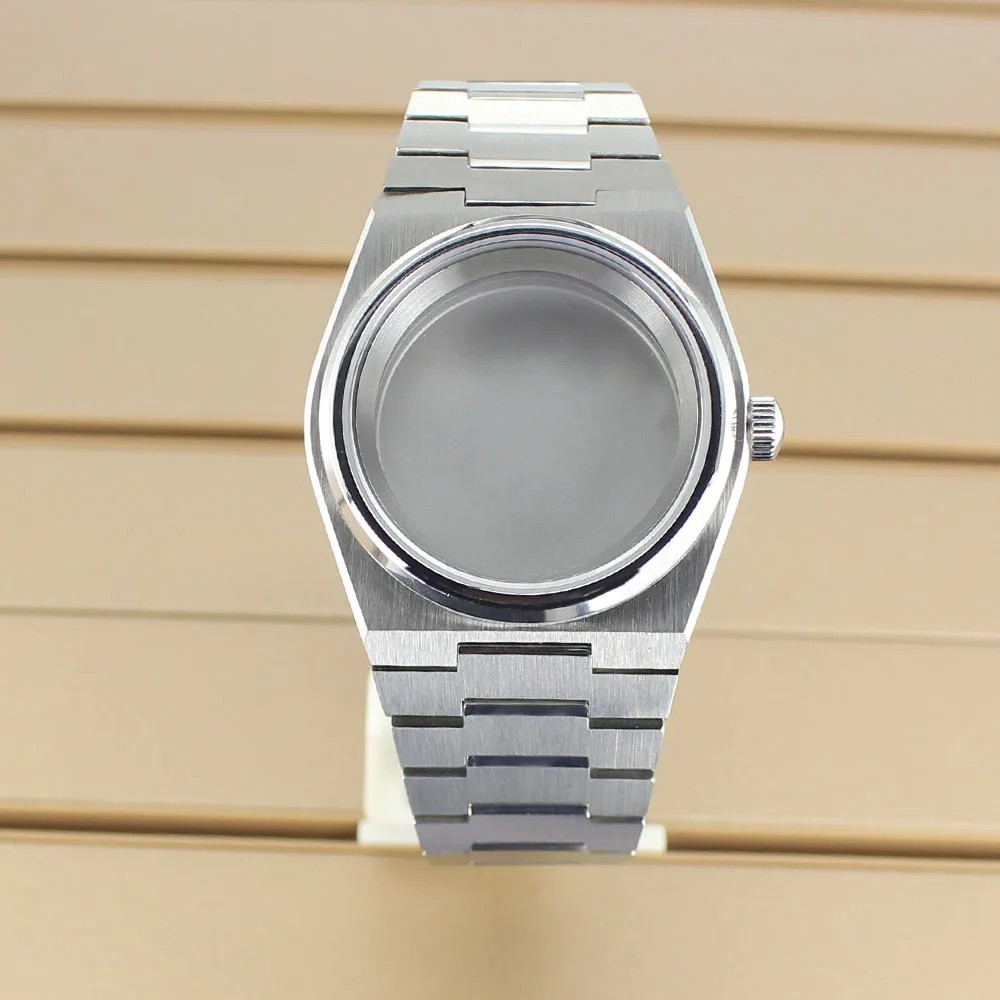 40mm Stainless Steel Watch Case Strap Sapphire For NH35/72 10ATM