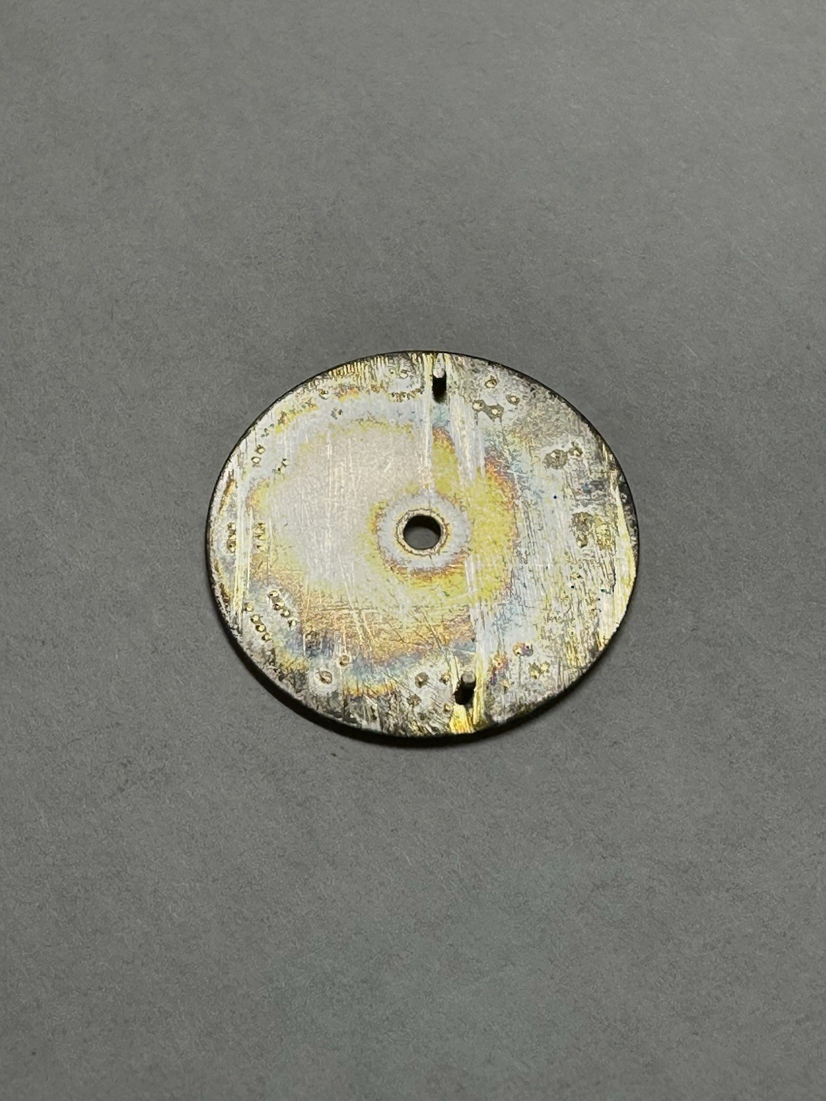 Tiffany & Co 17mm Mother Of Pearl Watch Dial w/ Gold Roman Numerals