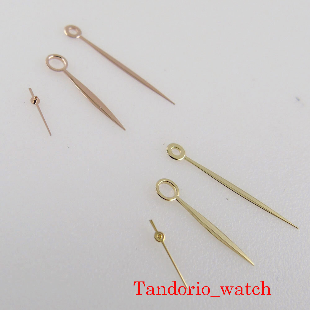 Rose Gold Watch Hand For ETA 6497 6498 Hand Winding Movement High Quality