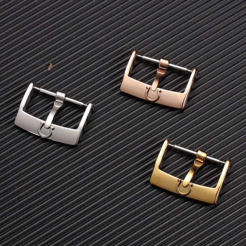 Metal Watch Buckle for Omega DE VILLE 12 14 16 18mm Silver Gold Strap Pin Clasp