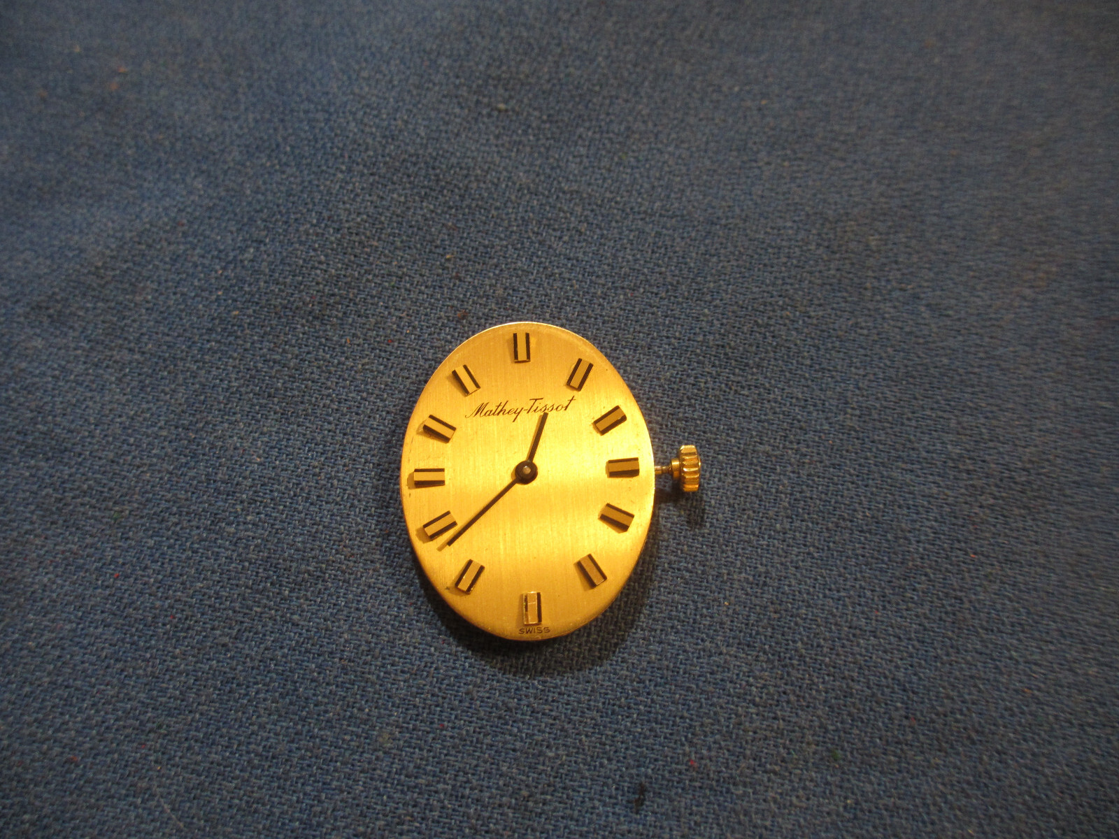 Watchmaker Estate MATHEY TISSOT 17j men’s wrist watch movement PARTS/RESTORATION