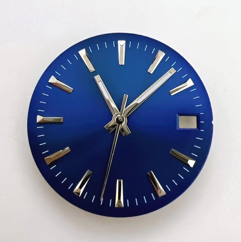29.5mm Sunburst Watch Dial+Hands No Luminous for NH35/8215/2836 Movement Parts