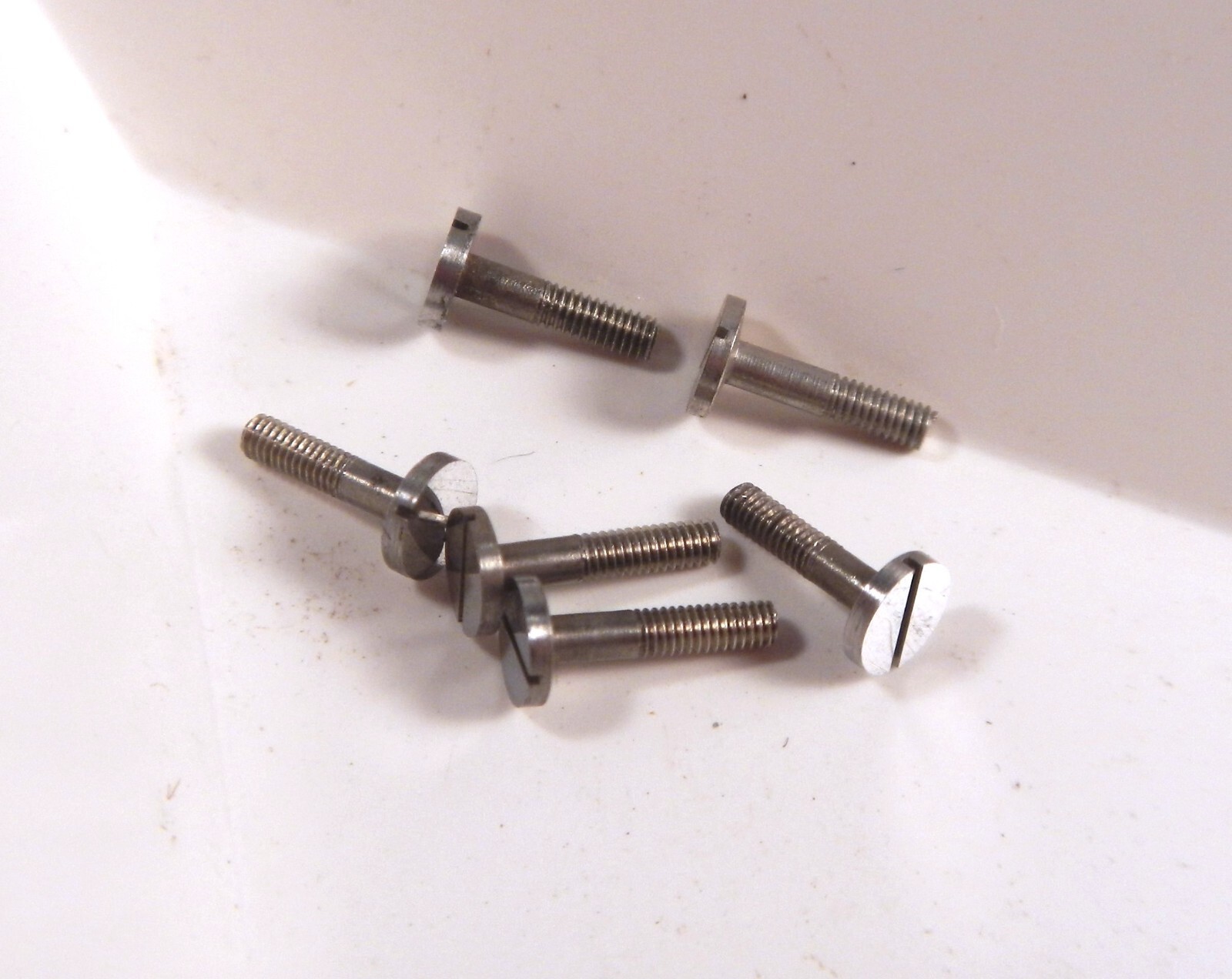 1 Pair of NOS Hamilton Watch Pocketwatch Flat Head Case Screws: 2.7mm x 4.2mm