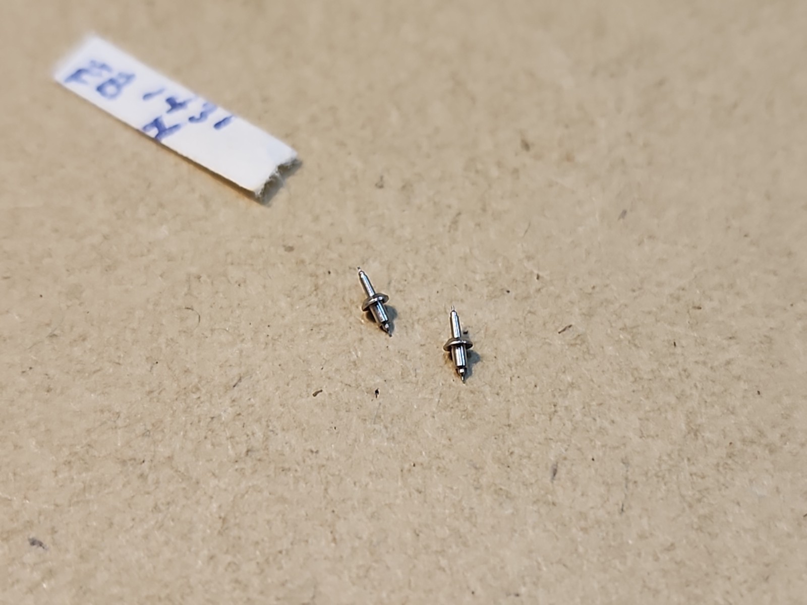 Lot Of 2 NOS Ebosa 1431 Balance Staffs Parts Repairs Spares