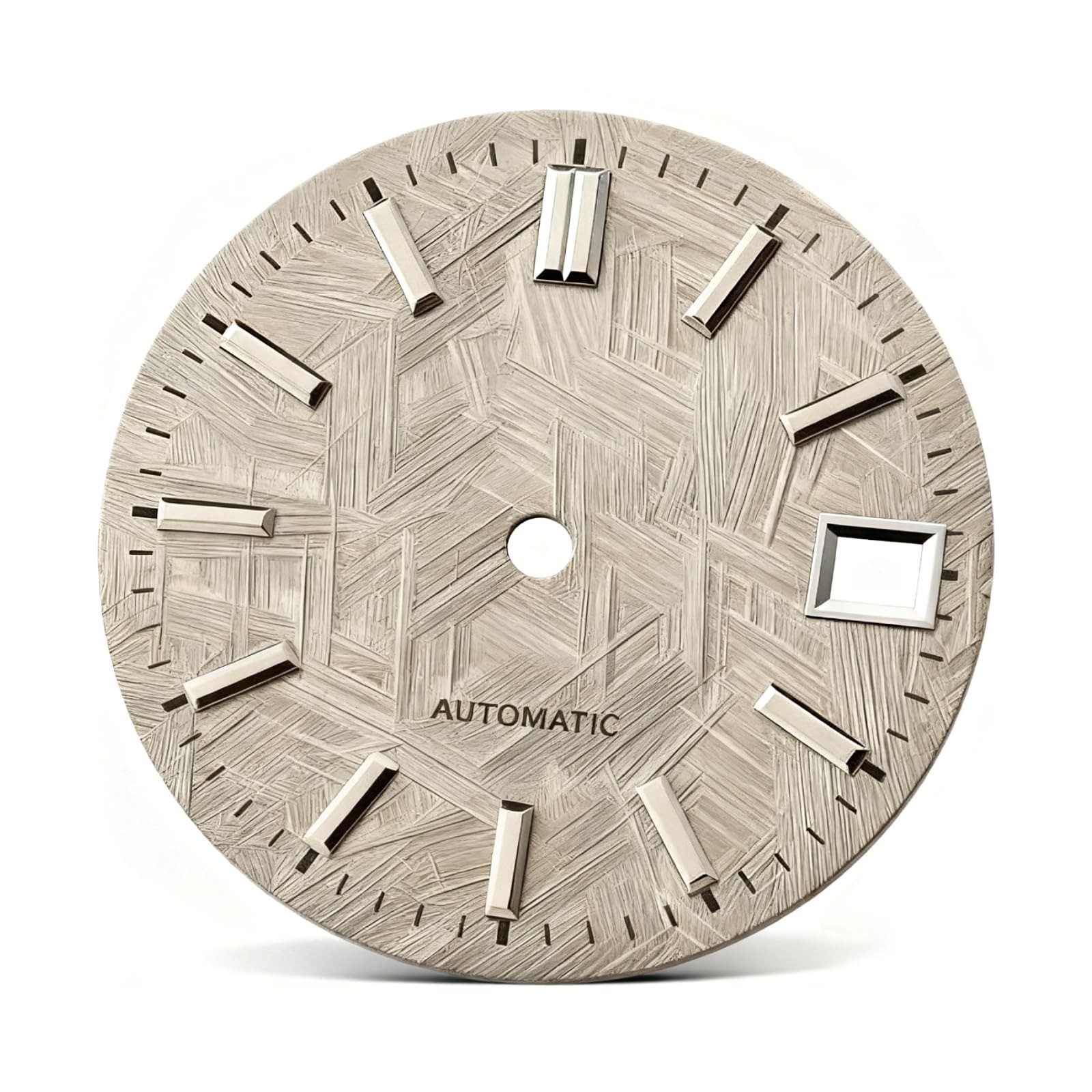 OYOSIDA 28.5mm Skeleton Watch Dial NH35 NH36 4R 6R Silver