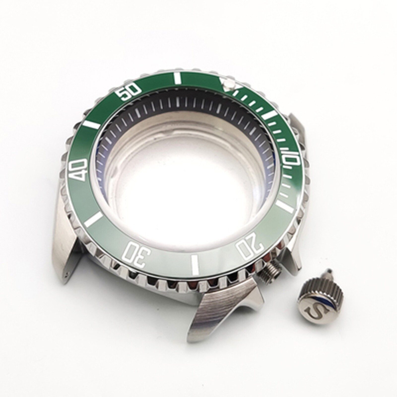 42MM Sapphire Glass Watch Case SKX007 for NH35/NH36/4R Movement Stainless Steel