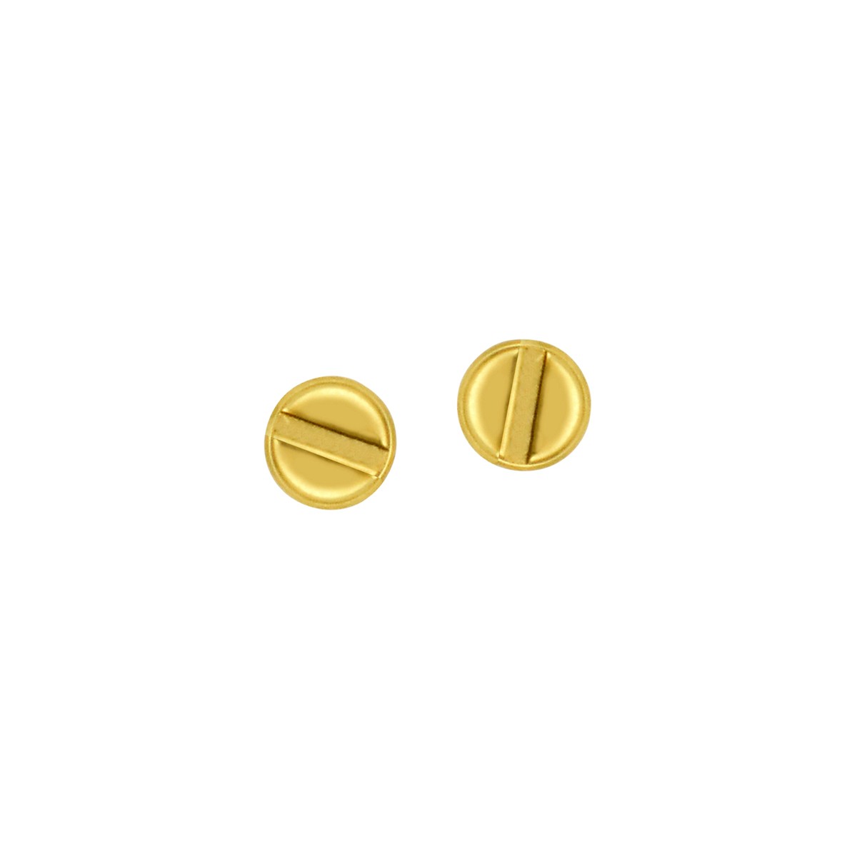 4 PCS NEW 3.90MM FLAT SCREWS REPLACEMENT FOR CARTIER LOVE BRACELET GOLD T.QLTY