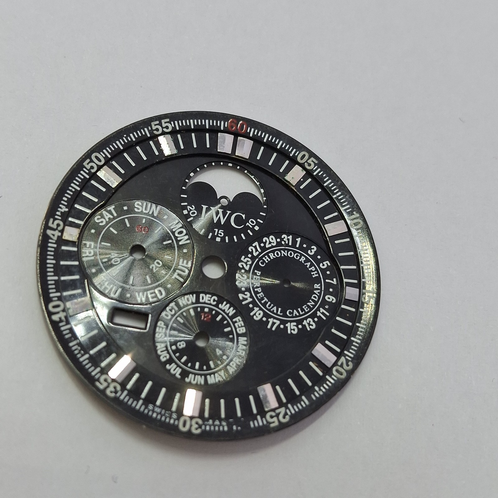 IWC International Watch Co 36.6 mm Dial Watch Parts Part Swiss Made #X7