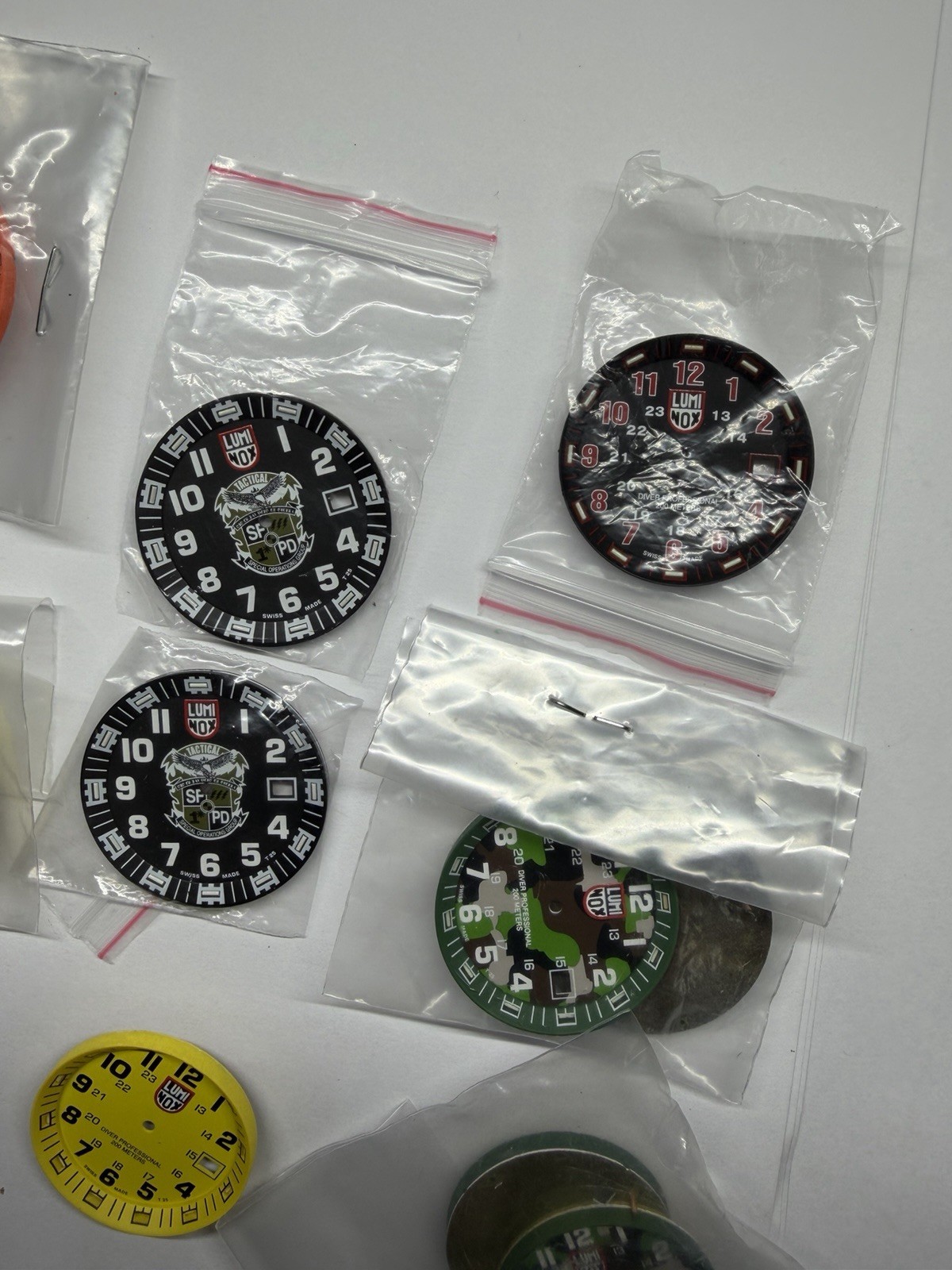 HUGE Luminox Project Lot – 70+ Pcs – Cases, Swiss Movements, Crowns & Dials