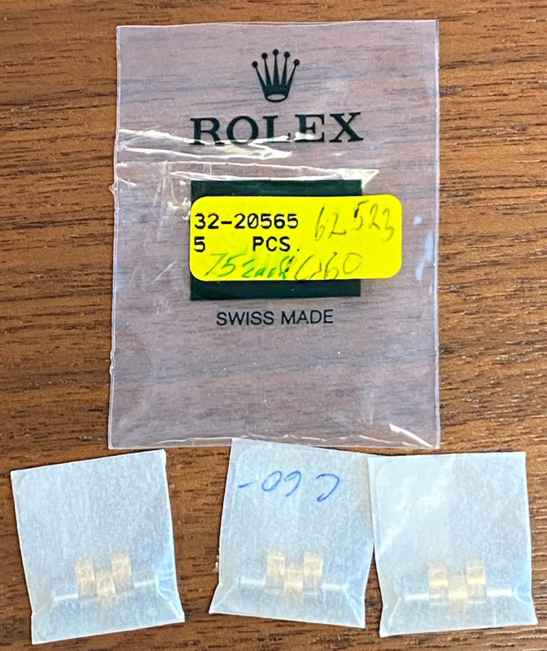 Rolex Original 32-20565 Two Tone 18K Steel 15.5mm Jubilee Link 62523H Datejust