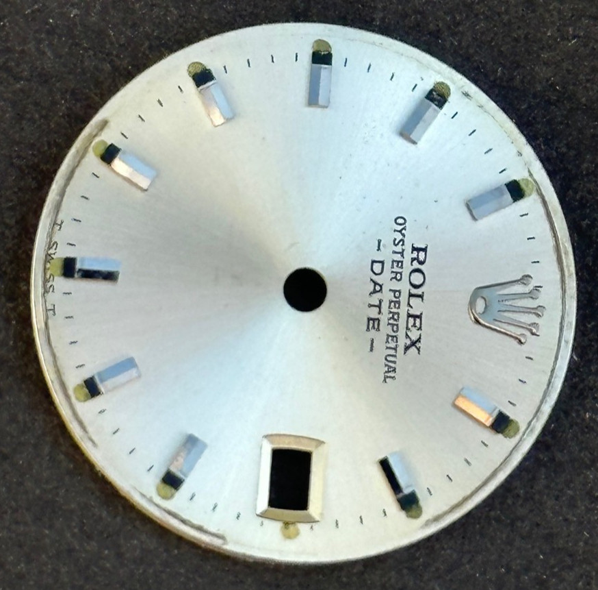 Vintage Rolex Oyster Perpertual Date Watch Dial For 26mm Case 6517 6519 6917