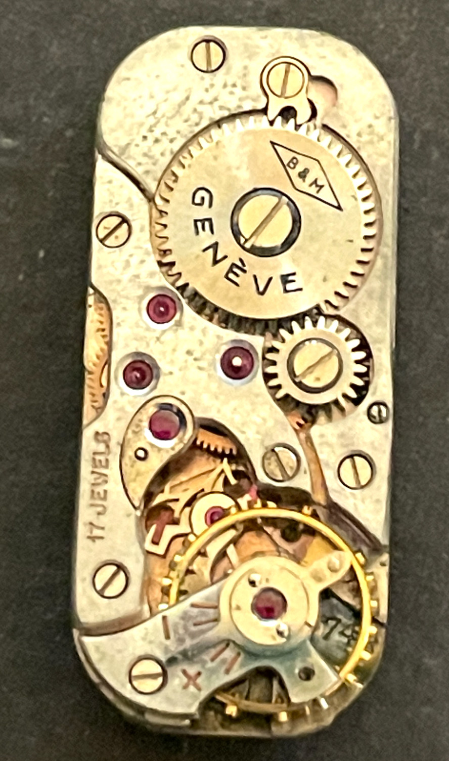 Baume Mercier Women’s Watch Movement B&M 74 Parts/Repair 17j Swiss