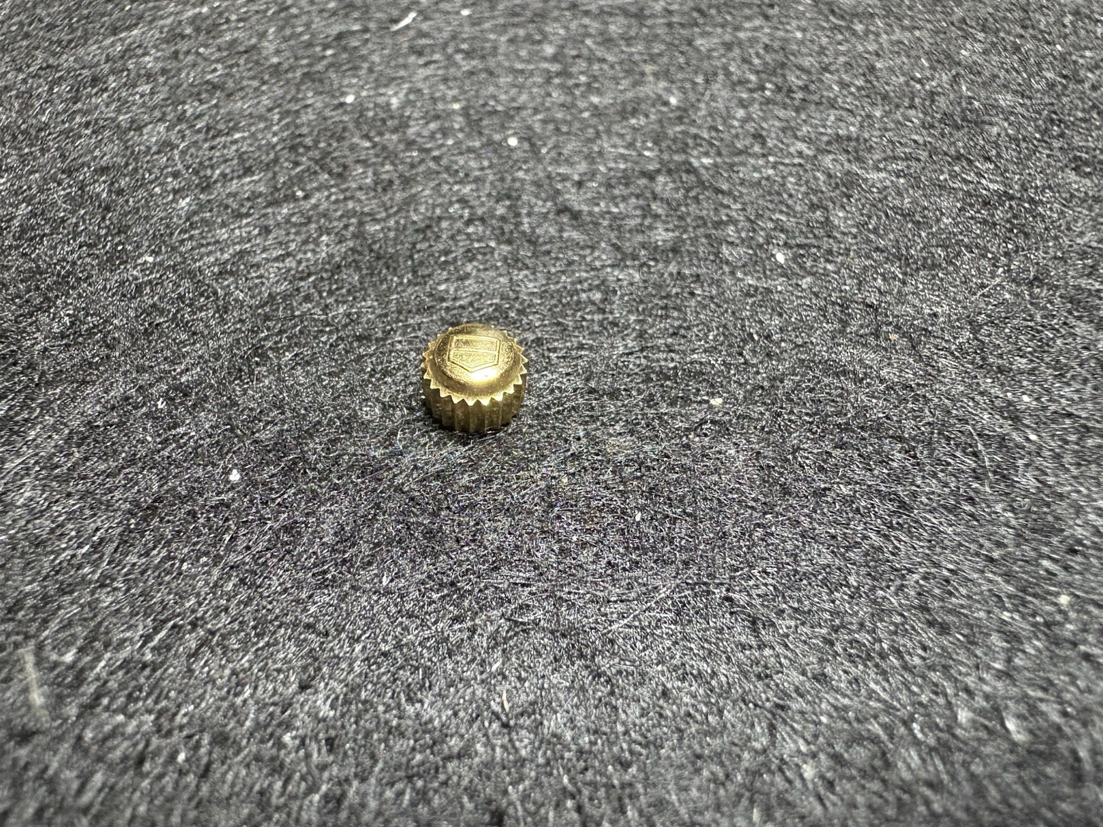 Genuine TAG Heuer 5.1mm Gold Screw Down Watch Crown Authentic Swiss Part 5.12