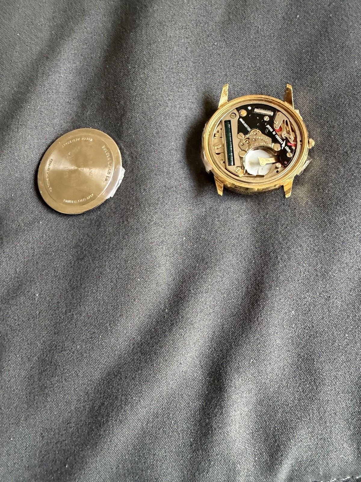 Bulova Accutron Wrist Watch Movements – Series 218D, 2180, 2181 – for parts