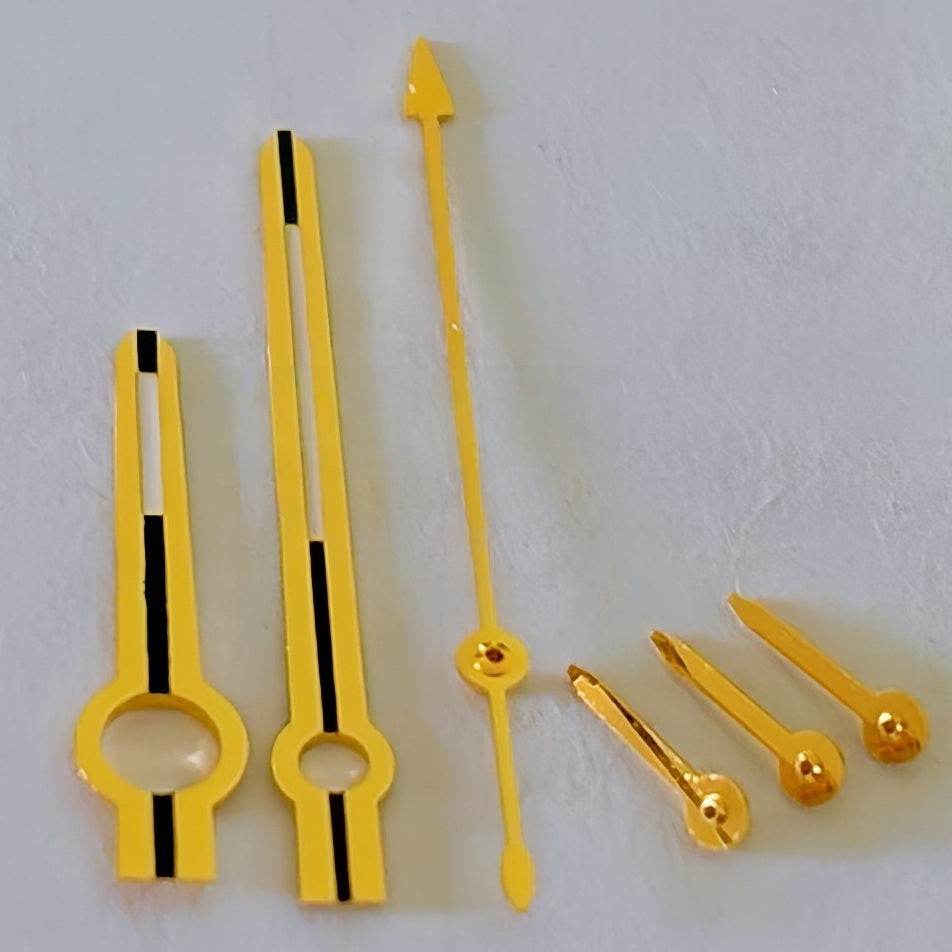 Golden Trim Green Lume Hands for 116500/02/03/05/08/09 ETA/Dandong 7750 Movement
