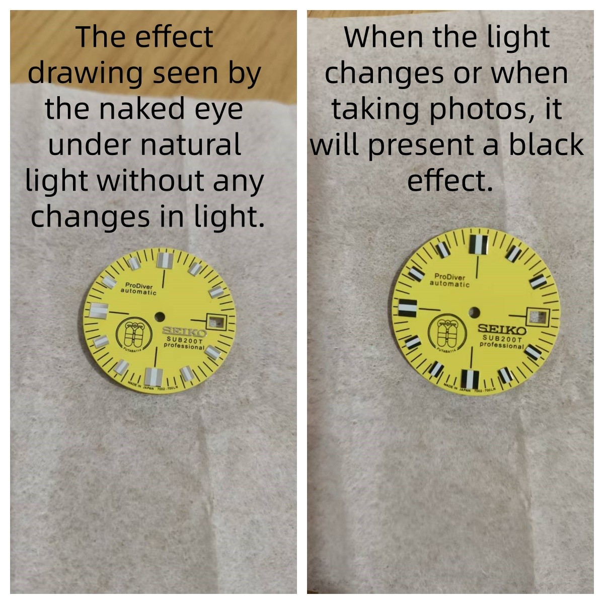 28.5mm Watch Dial Green Luminous Date Fit NH35/NH36 Movement