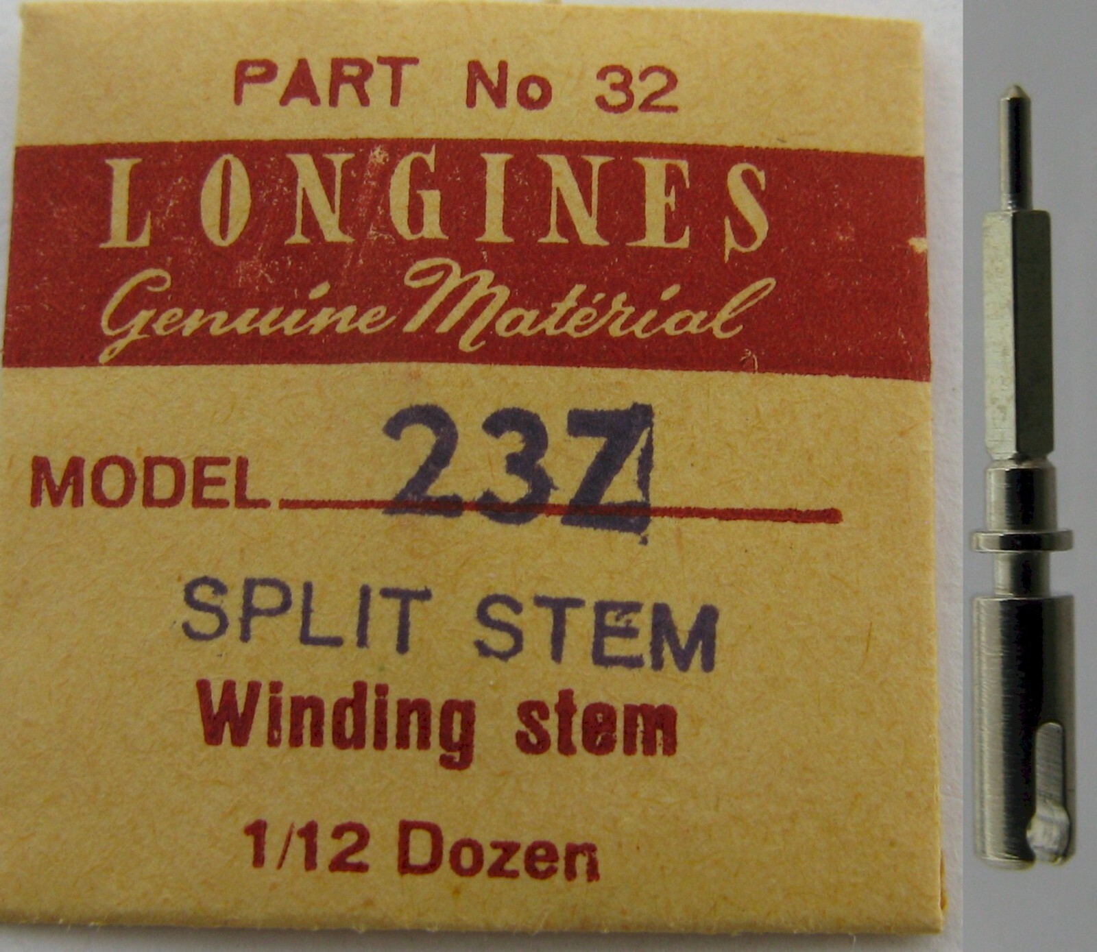 Longines 23Z female split winding stem #404 for watch part …