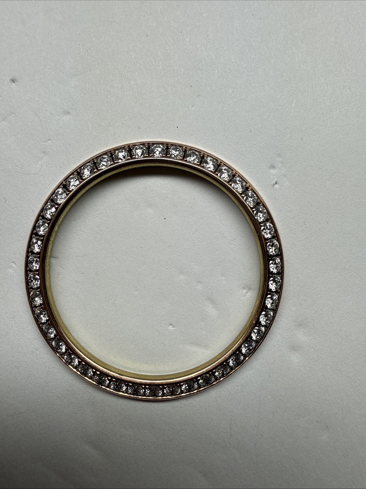 DIAMOND 4ct BEZEL For ROLEX Rose Gold Prez DayDate II Datejust II 228235-126331