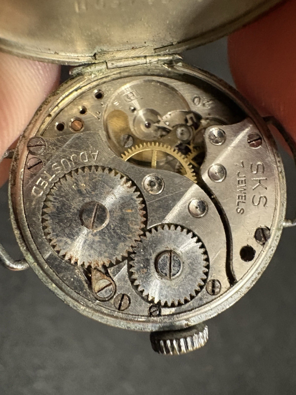 Museum Rare Antique 1924 First SEIKO Wristwatch SKS 7J Adjusted Movt Vintage