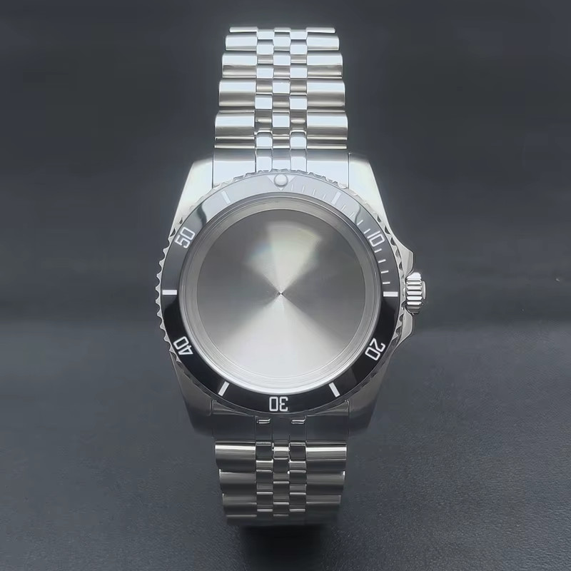 36Mm Silver Watch Case Sapphire Glass Fit NH35 NH36 ETA2824 2836 Miyota8215 DG28