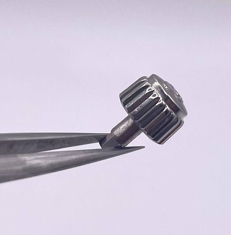 New Generic 6.0mm S/s Crown/Tube Part To Fit Breitling Colt A32350 Watch