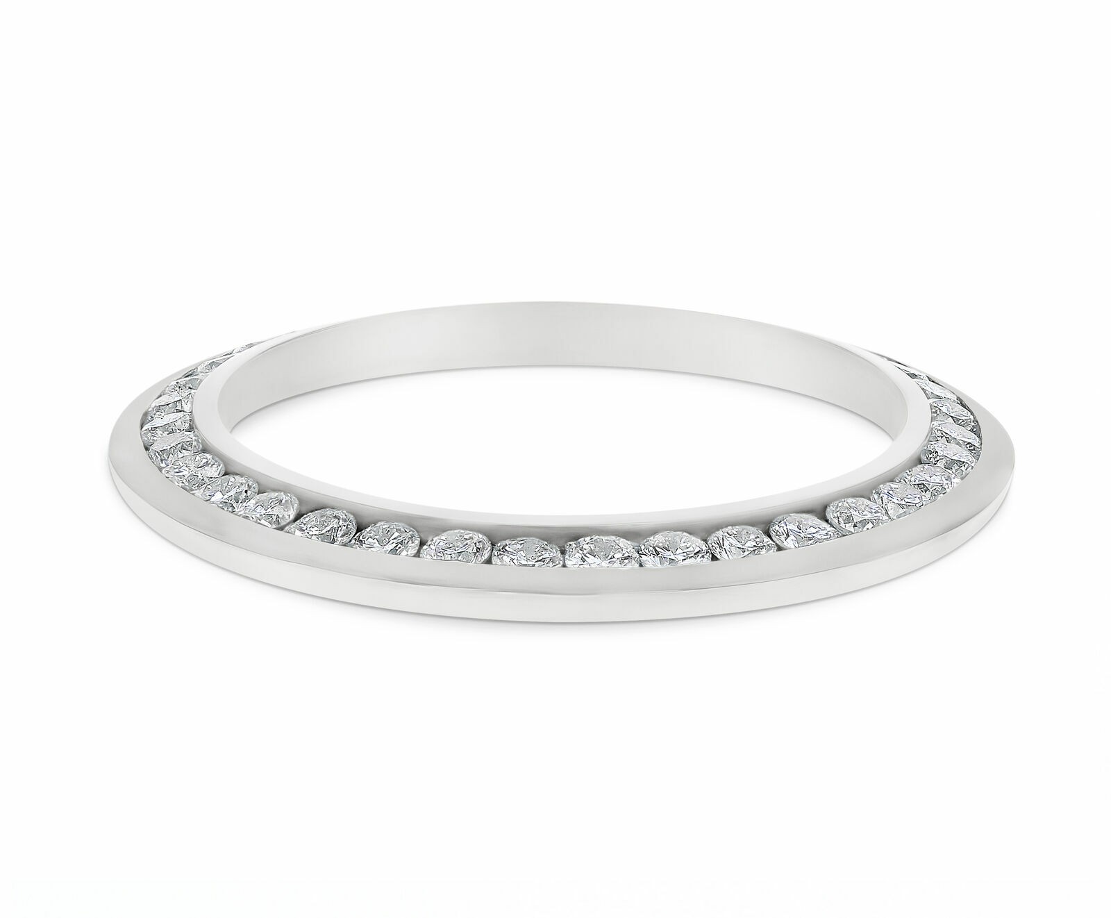 2CT CHANNEL SET 18KW NATURAL DIAMOND BEZEL FOR ROLEX PRESIDENT 69179 69279 79079