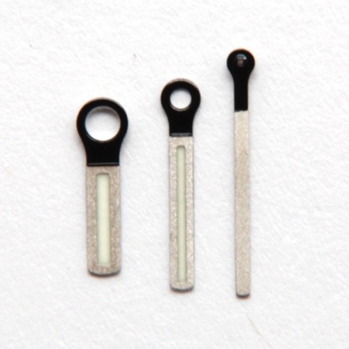 OEM GENUINE IKEPOD MANATEE WATCH HANDS DIAMOND DUST FINISH 0.90 x 1.50 x 0.25