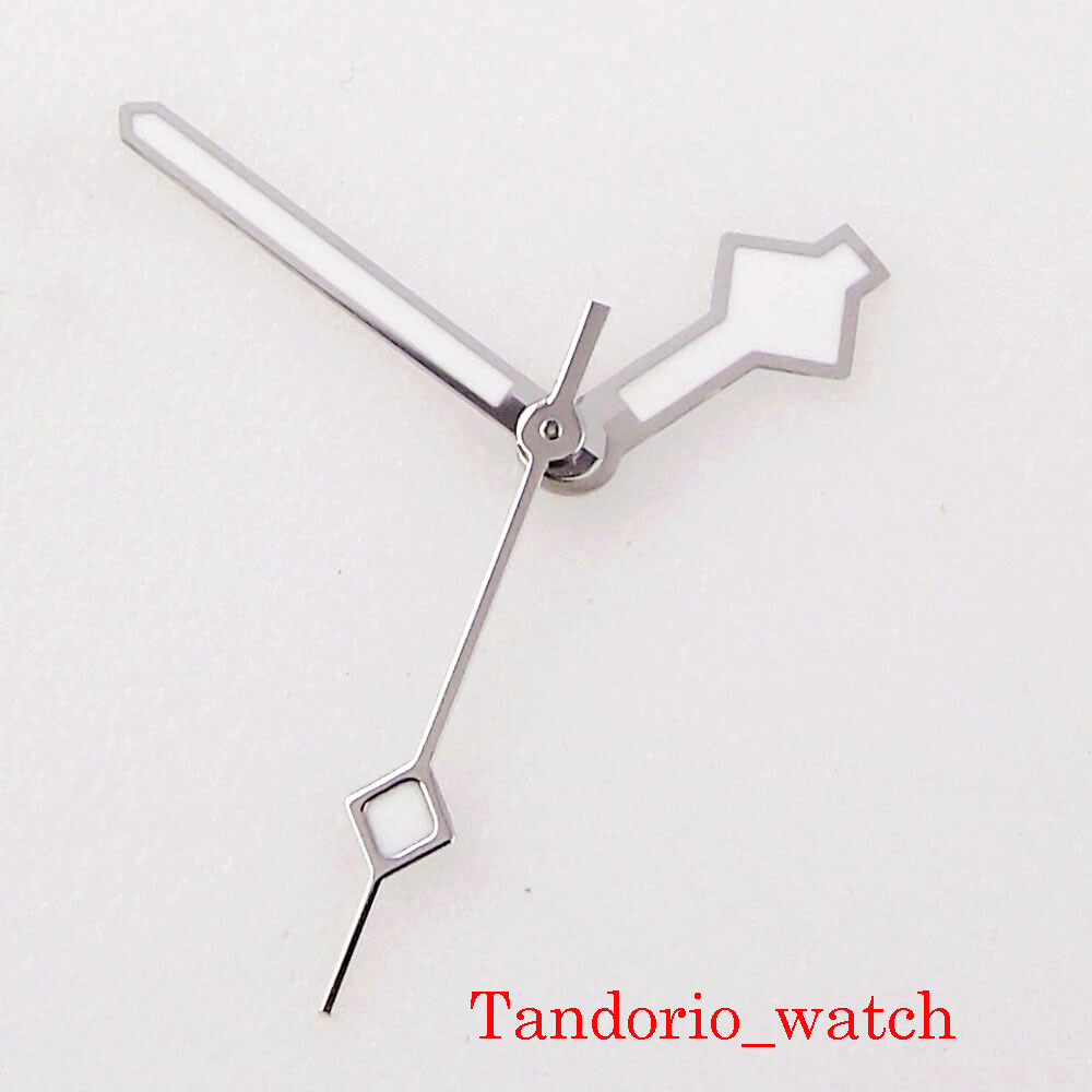 Silver Color Snow Flake Luminous Watch Hand Set Fit NH35A NH36A MIYOTA ETA 2824