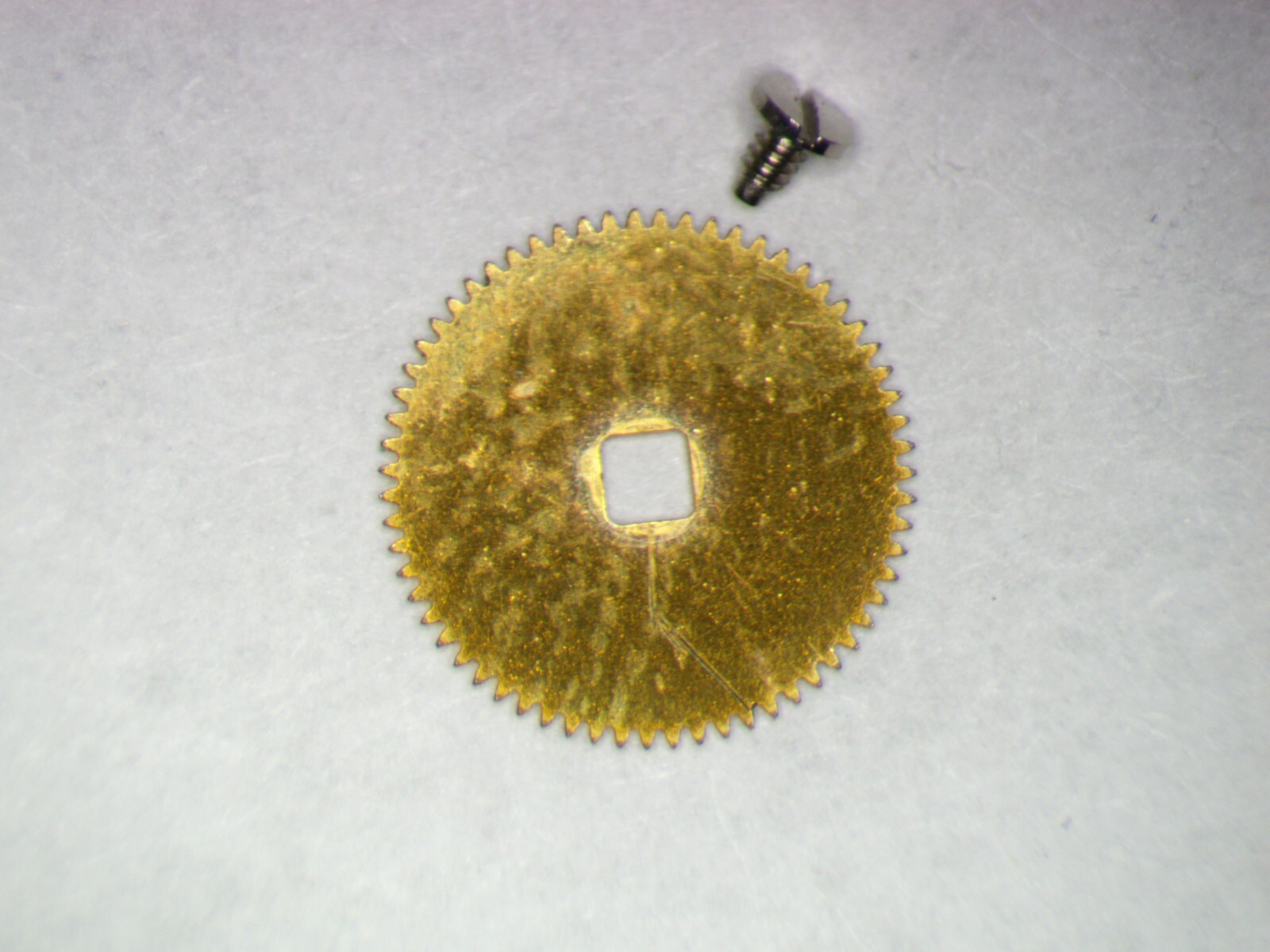 Hamilton 827 ETA 2789-1 0415 Ratchet wheel w/screw Parts, Repair