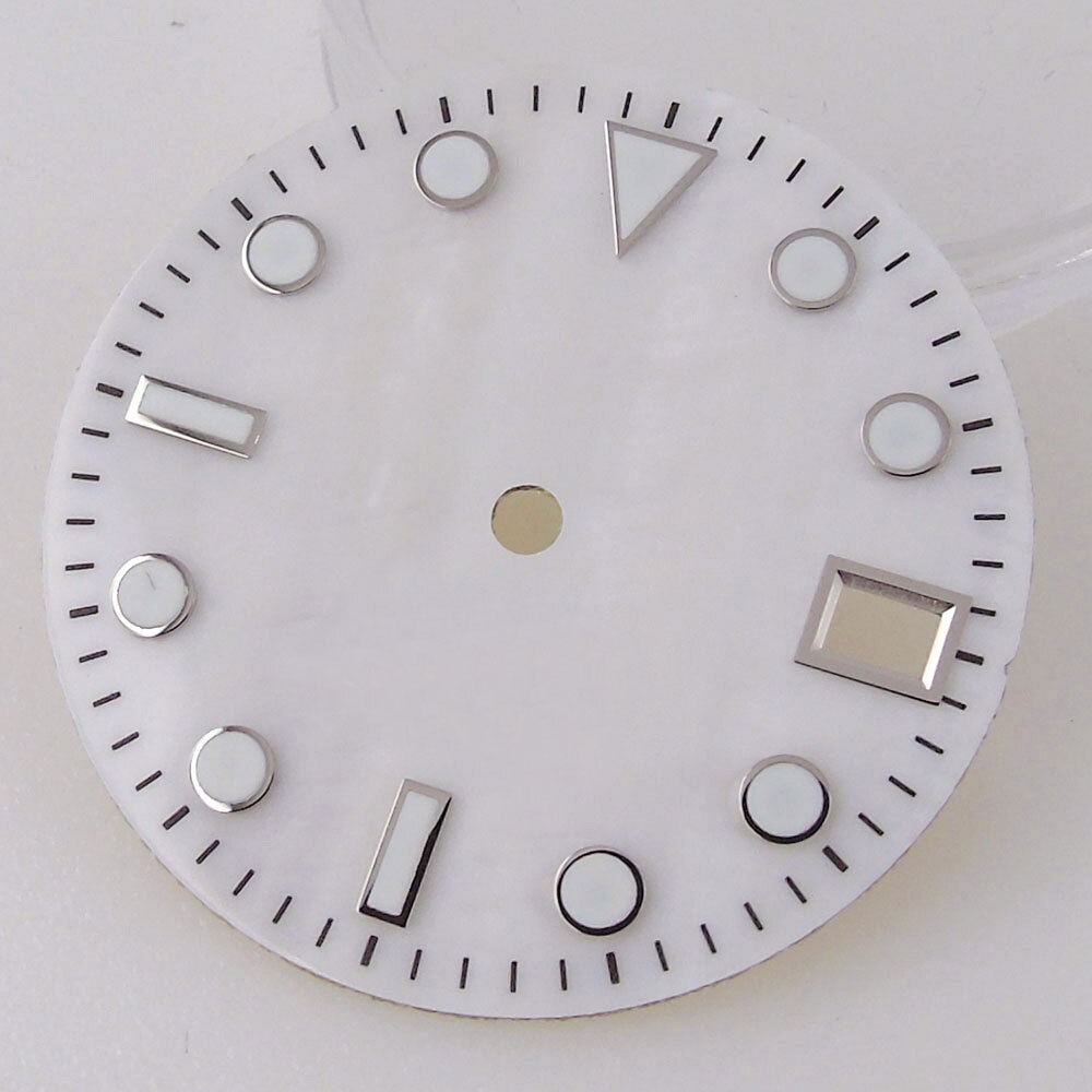 28.5mm Mother of Pearl Dial Hands Set Fit NH35A NH36A 7s26 Automatic Movement