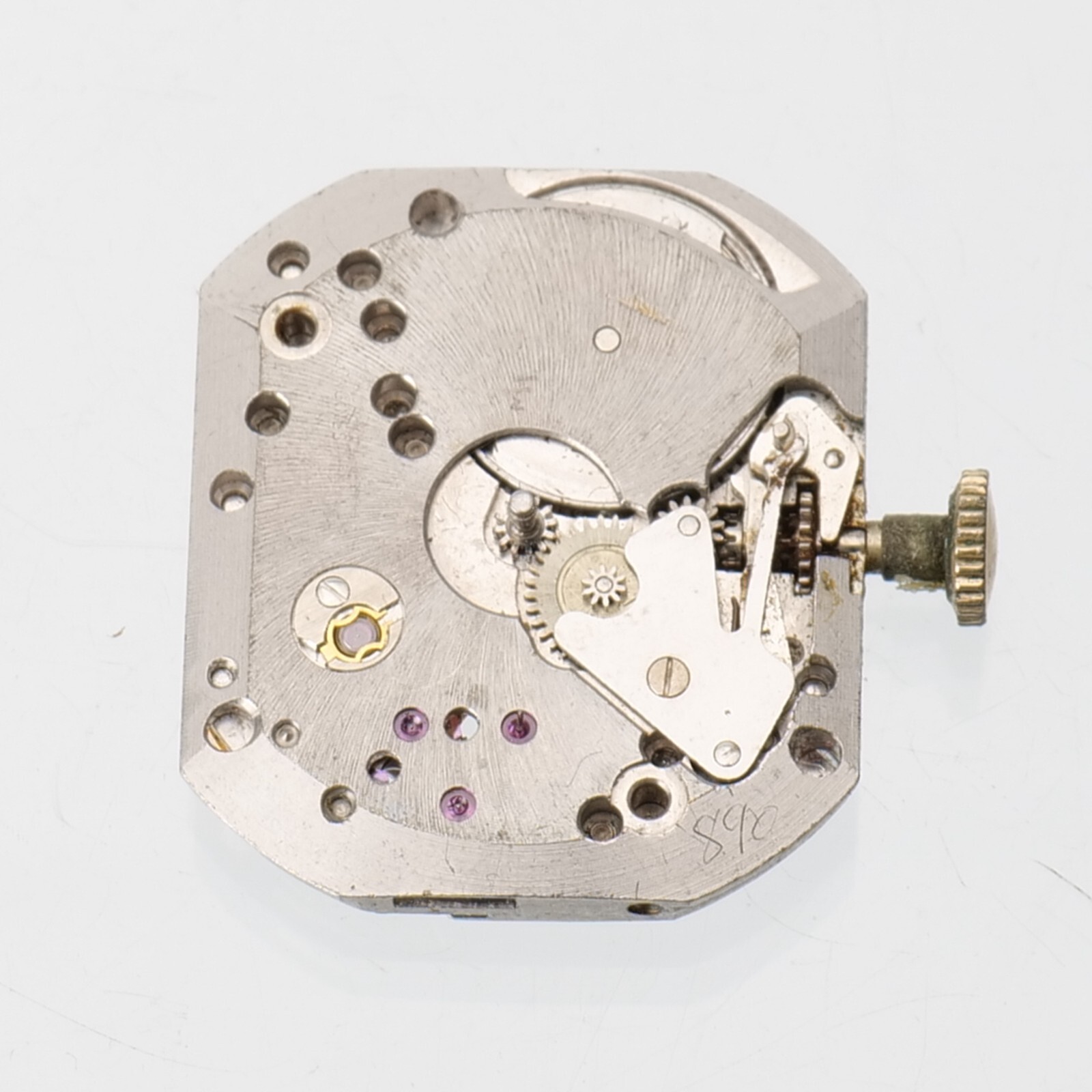 Vintage Longines Caliber 370 17-Jewel Wristwatch Movement Good Balance Parts