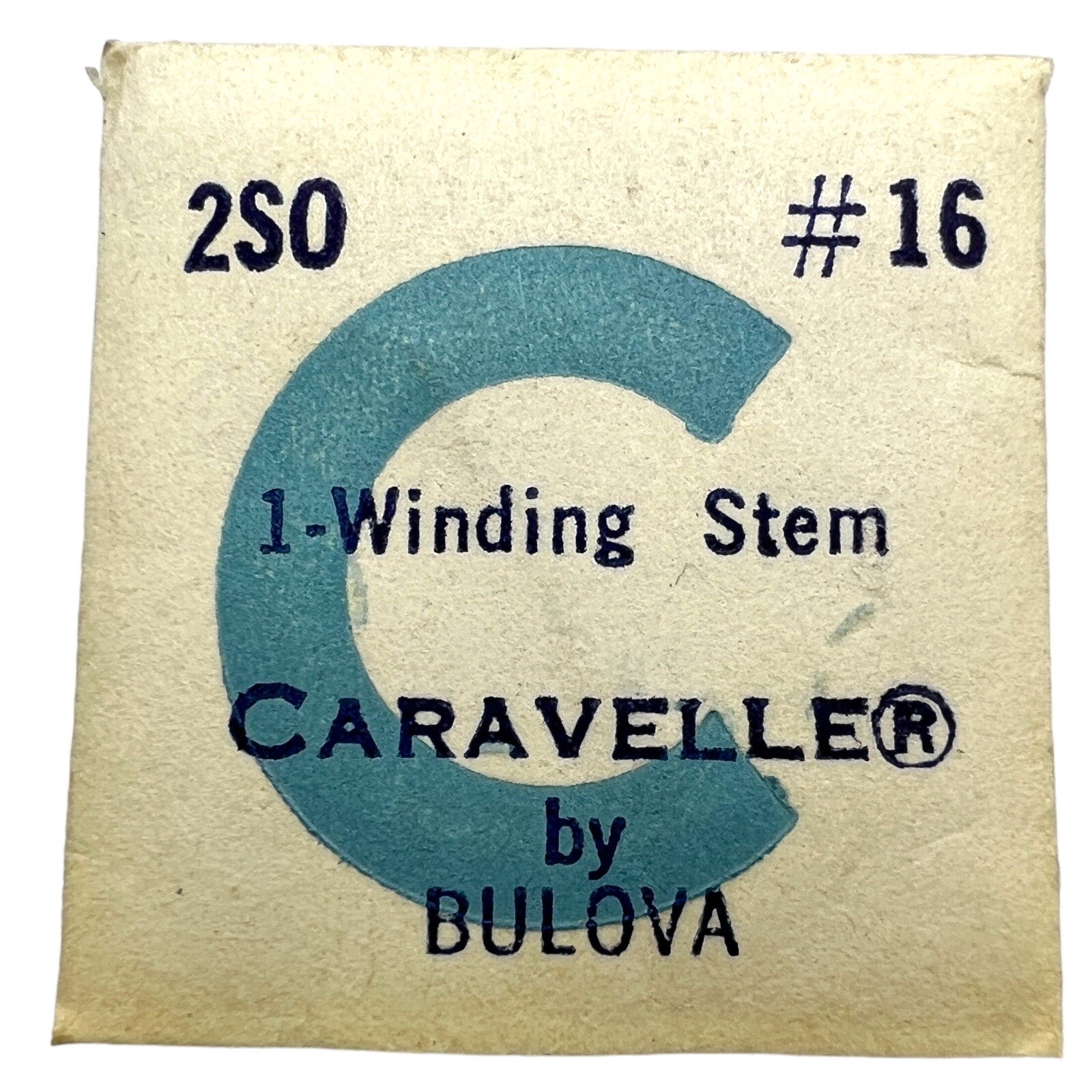 Caravelle 2SO WINDING STEM Watch Material Part No. 16 VTG NOS