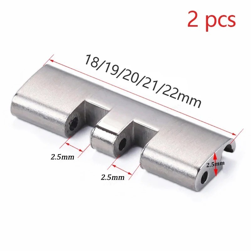 2pcs New Watch Bracelet Curved End Links for Seiko Skx009 Skx007 Jubilee Oyster✨