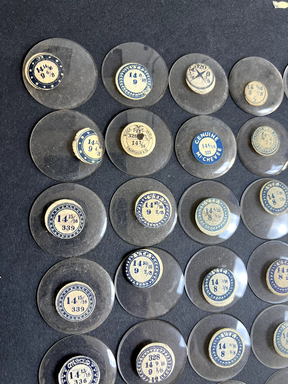 LOT OF 50 GLASS POCKET WATCH CRYSTALS SIZE 14 REPLACEMENT PARTS