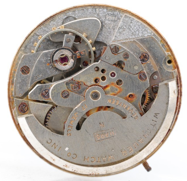 WITTNAUER 17j cal. 11 ARB, AS 1384 N, WRIST WATCH MOVEMENT, GOOD BALANCE (DB)