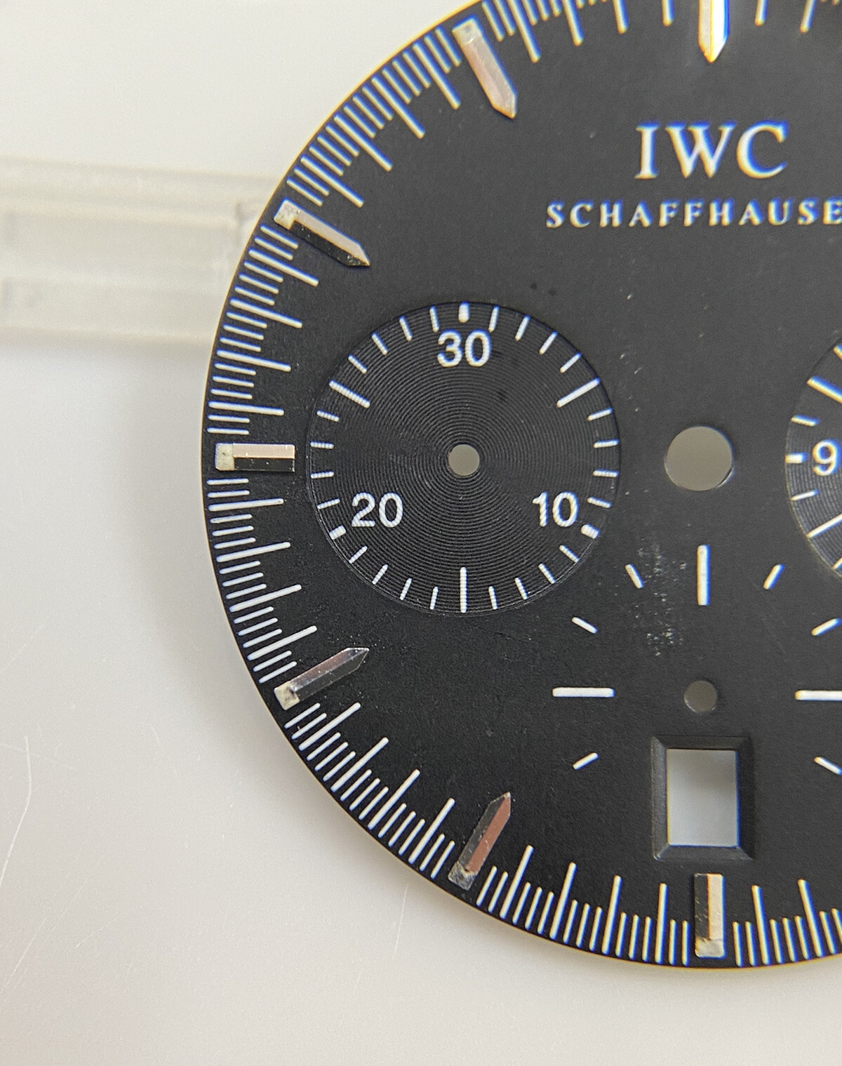 Original IWC GST SCHAFFHAUSEN Chronograph IW372702 Black 27mm Dial