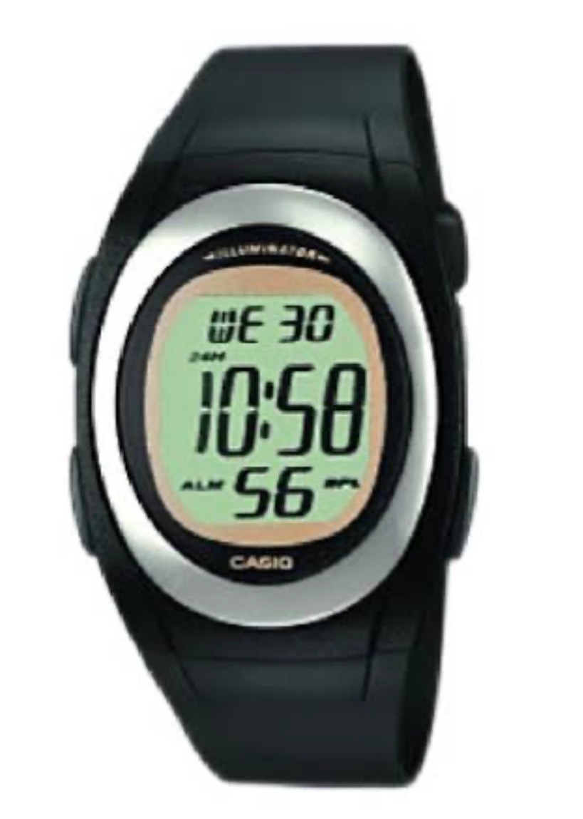 Genuine Casio Black Resin Watch Band Strap AQ-E10-1B F-E10-1A F-E10G-1A