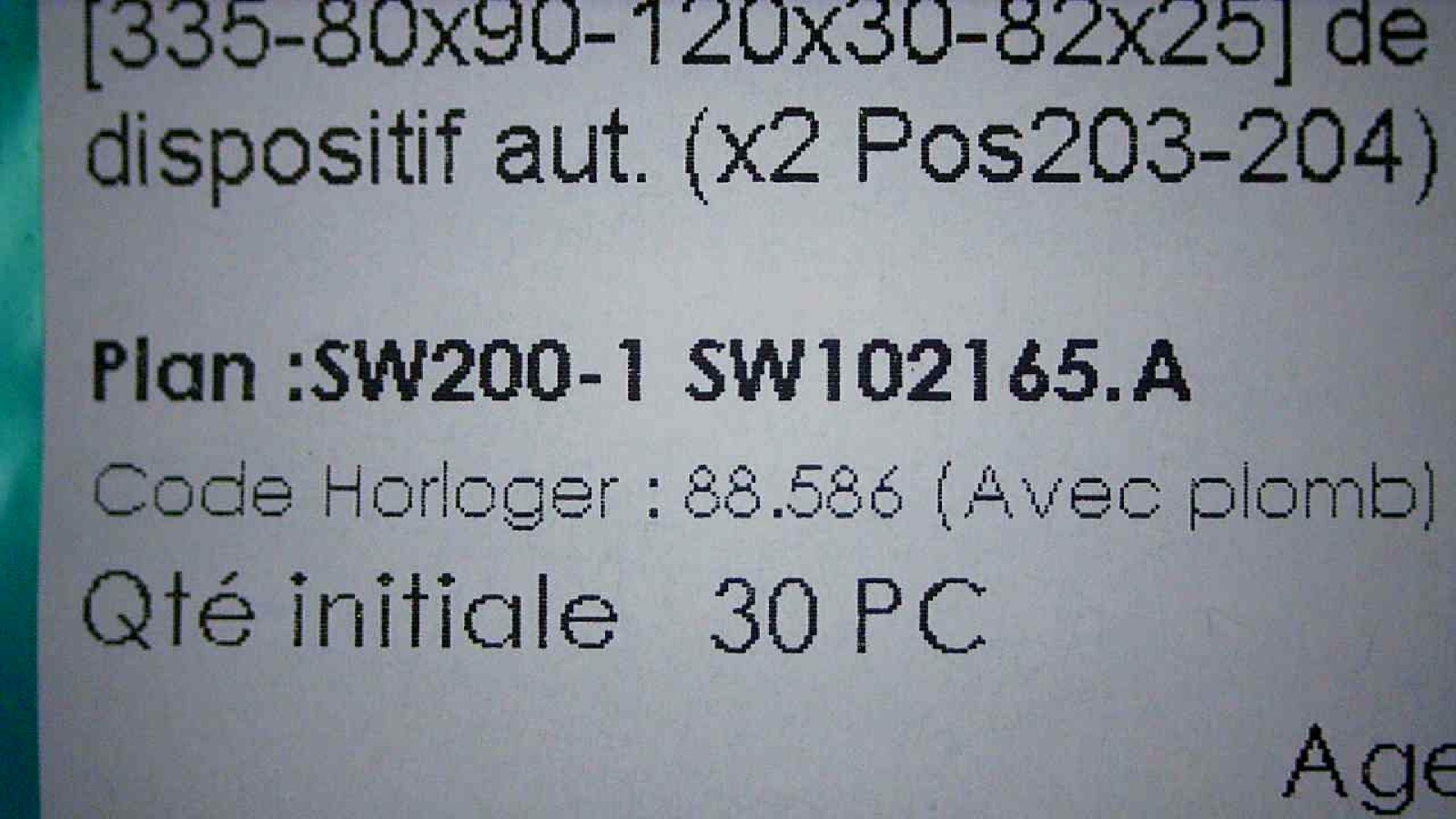 100% authentic from Swiss Sellita factory SW200-1 aut. bridge black screw