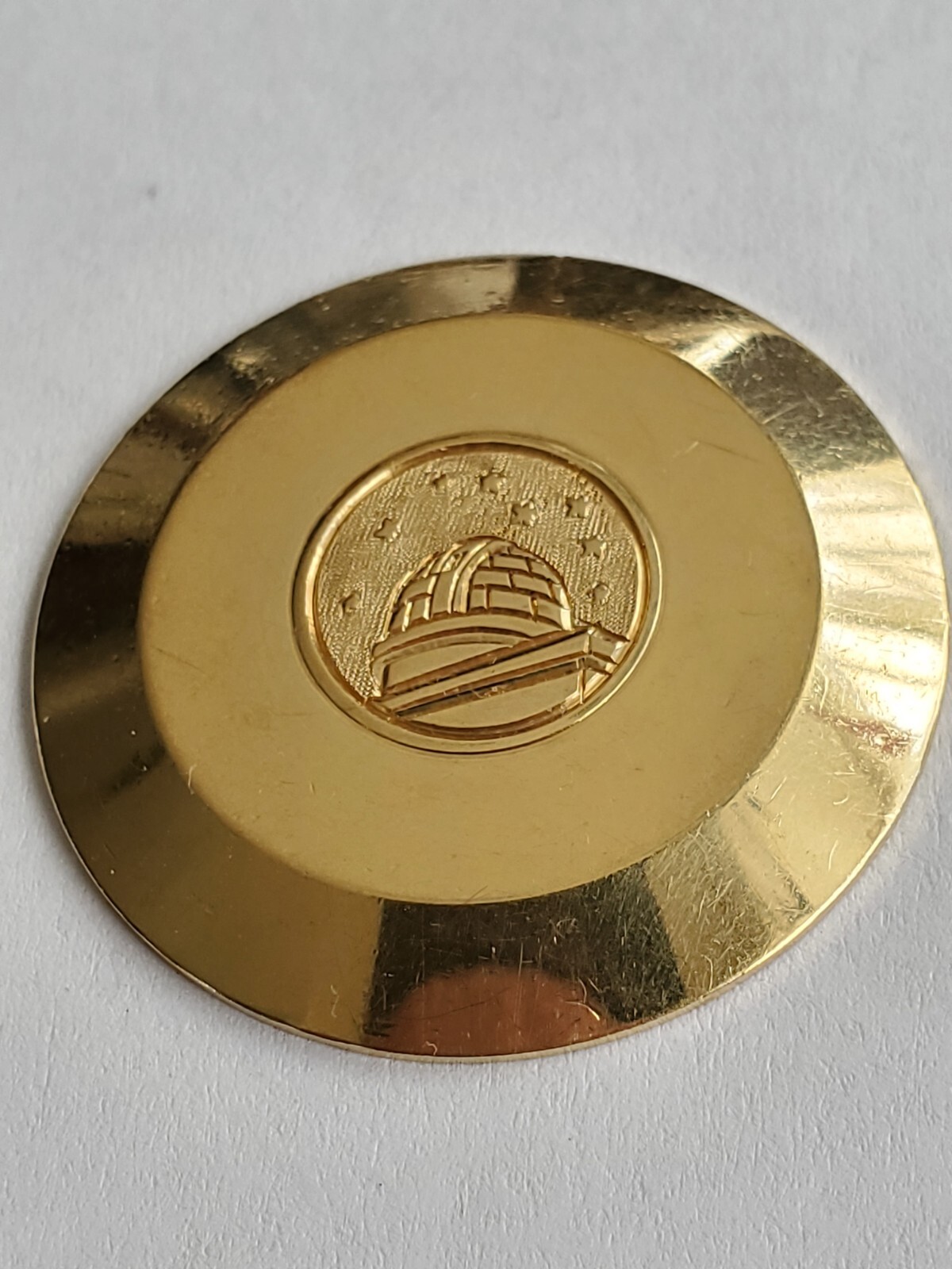 18k Yellow Gold Omega Constellation 2648 Case Back Snap On