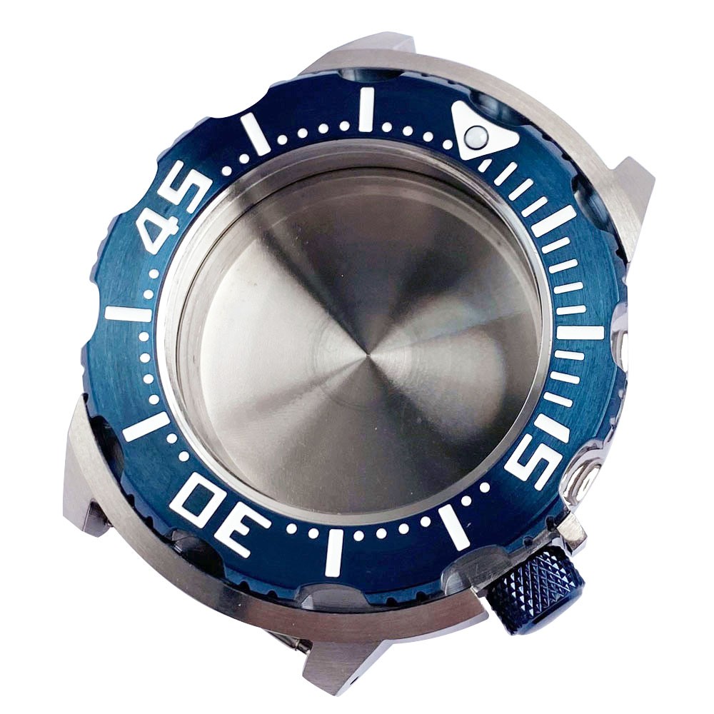 20ATM Dive Monster Watch Case 42mm Steel Bracelet Sapphire Crystal Fit NH35 NH36