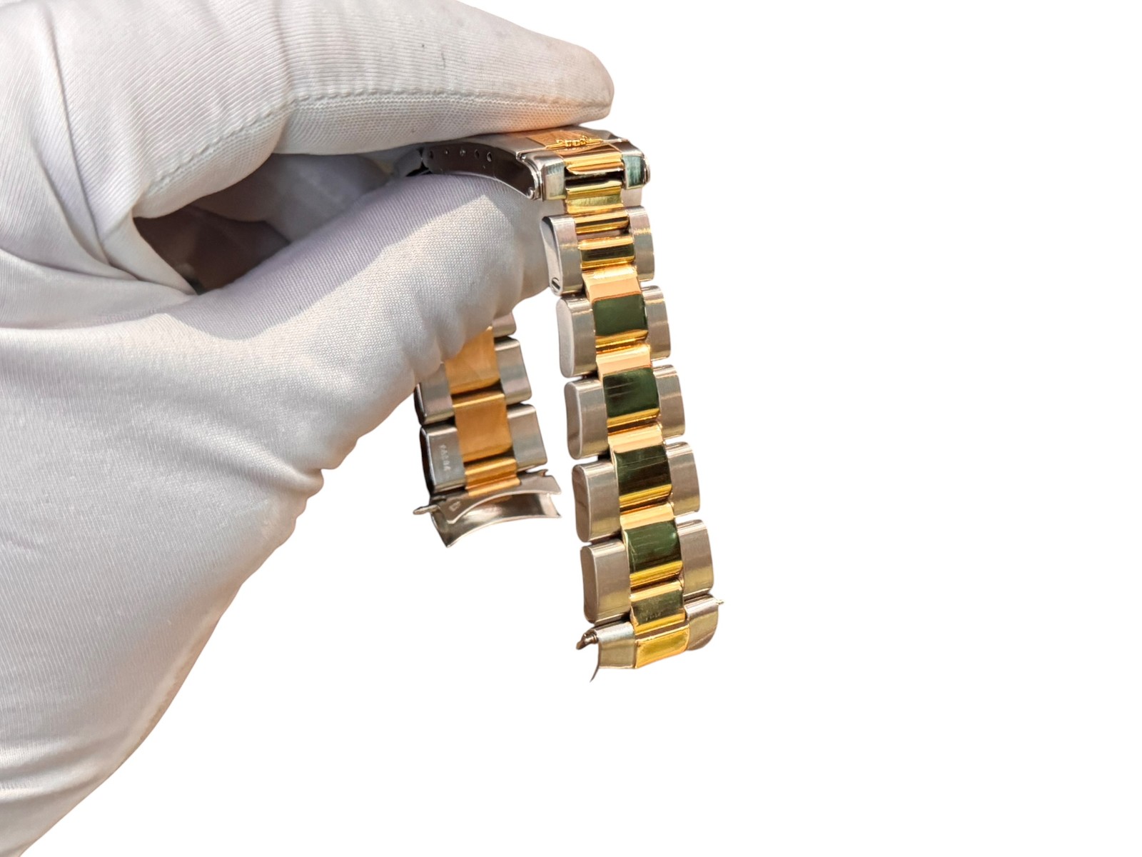 Oyster Bracelet Steel/18Kt Gold Used for Rolex (code 78393 T11) Steel Gold 18