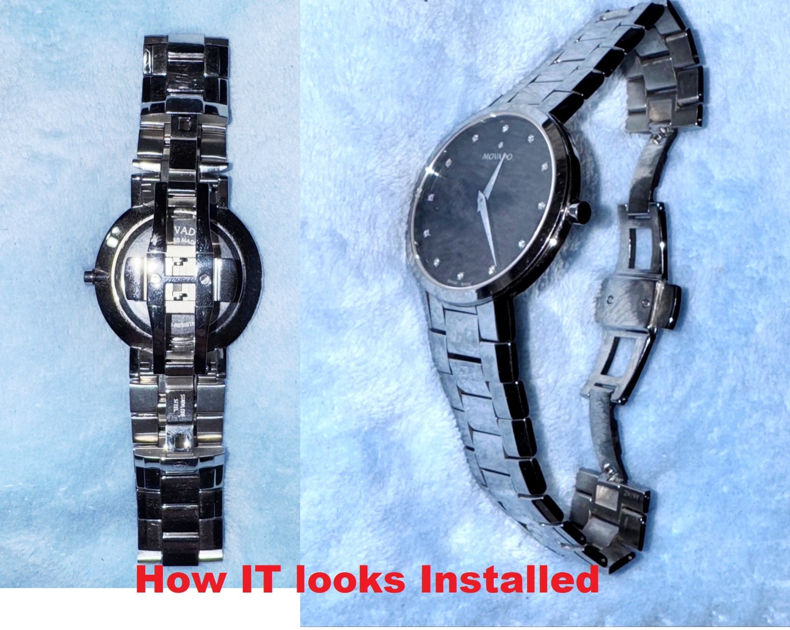 Movado Faceto Watch Clasp Replacement 100% Compatible 78.1.14.1602 S