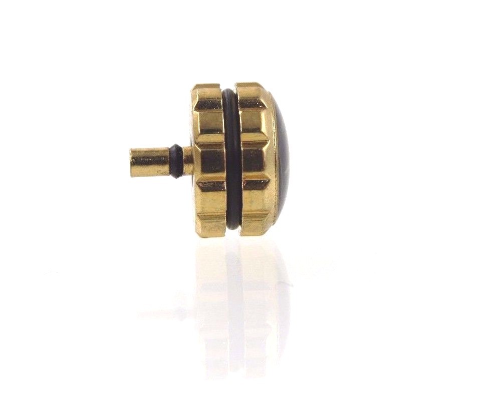 7.5 MM Yellow and Black Dustproof Watch Crown For Tag Heuer